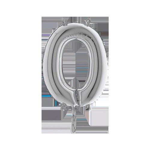 Palloncini mylar numero - numero, 0