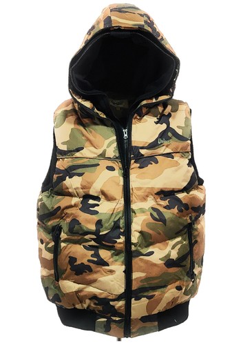 Gilet smanicato mimetico