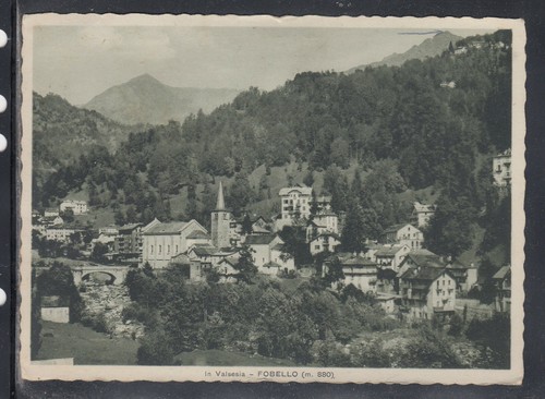 Cartolina valsesia fobello - cartolina, in
