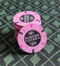 Fiches poker paulson - 10, da