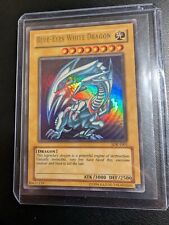 Blue-Eyes White Dragon SDK-E001 Ultra Rare (EX) Starter Deck Kaiba 2002 YuGiOh!