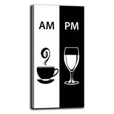 Quadro Moderno Bar AM PM