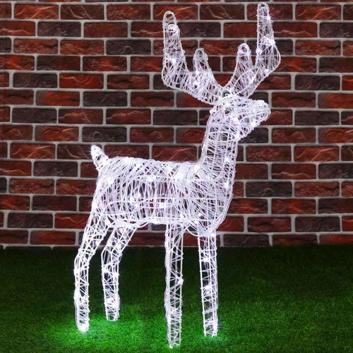 Renna natalizia luminosa per - natalizia,
