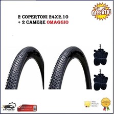 2 Copertoni MTB 24 Bici Bicicletta Mountain Bike 24x2.10 Gomme Pneumatici