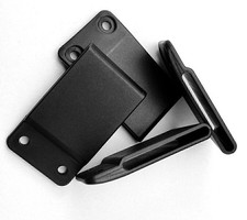 Fermaglio fodero nero leggero