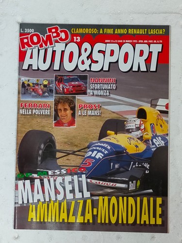Auto sport rombo 13 - &, n.