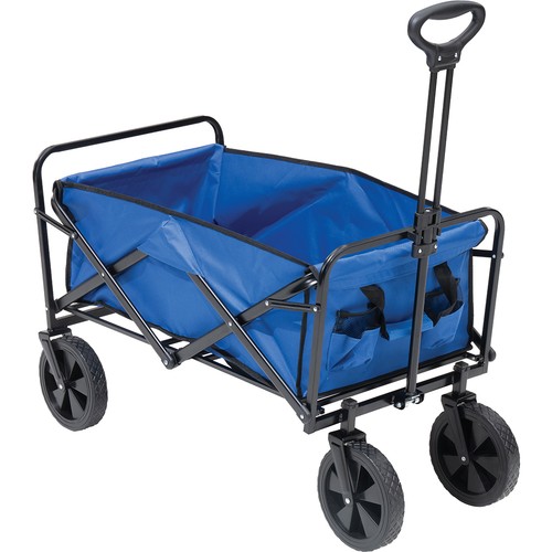 Carrello blu tessuto oxford - in,