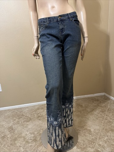 Pantalone donna blu cotone