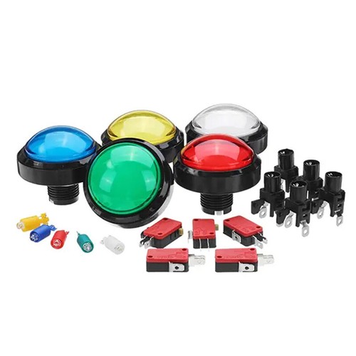 Cupola led pulsante arcade - led,