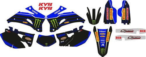 Kit grafica yamaha wr250f - yamaha, wrf