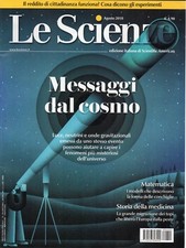 Le Scienze 2018 600 agosto.Messaggi dal cosmo
