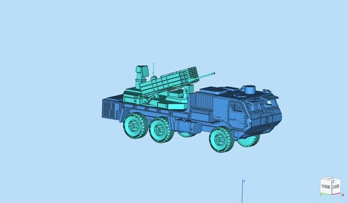 China air defense 3000 - 1/72,