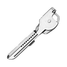 Portachiavi Multifunzione a Forma di Chiave 6 in 1 Acciaio Apribottiglie