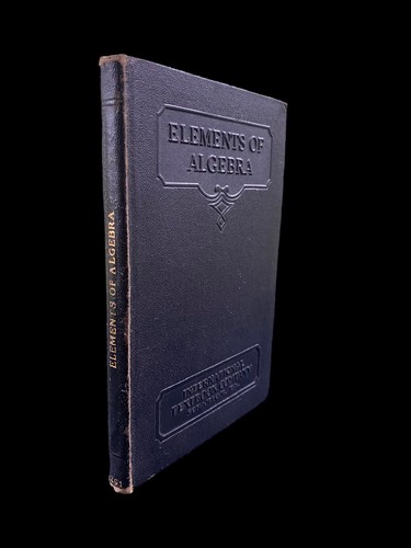 1928 elements algebra parts - 1928,