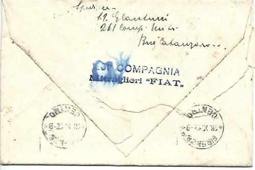 1917 busta compagnia - busta,