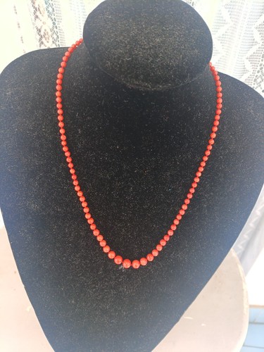 Collana pallini corallo - pallini,