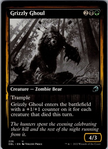 Grizzly ghoul 226 uncommon - grizzly,