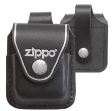 Zippo borsa in pelle nera