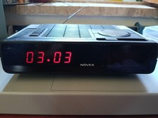 Novex electronic 177 radiosveglia anni 80 vintage funzionante