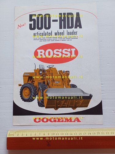 Cogema rossi 500 hda - cogema, pala