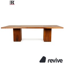 RIVA 1920 Boss Executive Legno Tavolo Pranzo Braun Massiccio 260 x 73 x 110cm