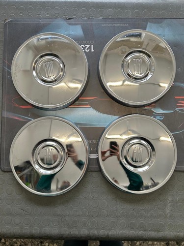 Kit coppe ruota cromate - 4, fiat