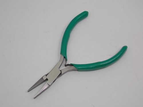 Pinza acciaio becchi piani - pinza,