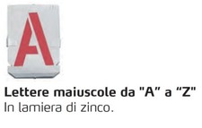 SET LETTERE ALFABETO IN