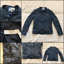 GIUBBOTTO GIACCA PIAZZA ITALIA DONNA IN SIMILPELLE BLU TAGLIA M