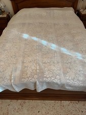 copriletto uncinetto fatto a mano puro cotone