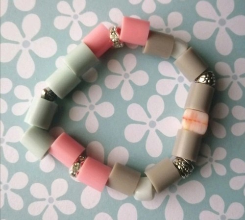 Bracciale perline vetro - bracciale,