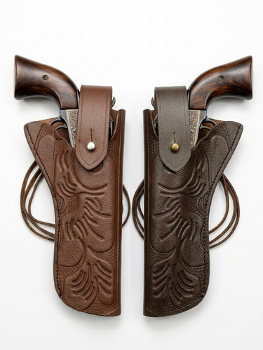 Fondina pistola vera - , pelle