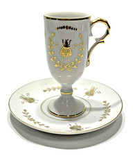 Tazza e piattino porcellana