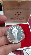 MEDAGLIA ARGENTO MONDIALI ITALIA 90 ,ZECCA DELLO STATO .