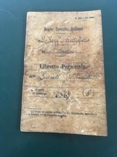 Ww1 Libretto Personale Regio