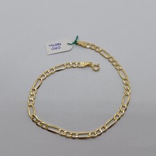 BRACCIALE DA UOMO A MAGLIA GRUMETTA IN ORO GIALLO 18KT 2,55 GRAMMI (8160)