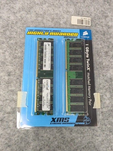 Corsair 2x512 ddr 333 - 1, mb