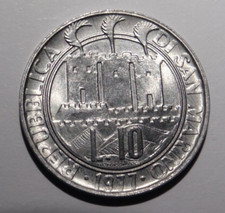 San Marino 10 lire 1977 (paghi