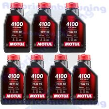 7 Litri Olio Motore Motul 4100