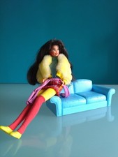 "MATTEL" Divano per Barbie, 2002, colore azzurro.