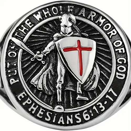 Anello cavaliere templare - cavaliere,