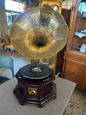 GRAMMOFANO OTTAGONALE ,CON