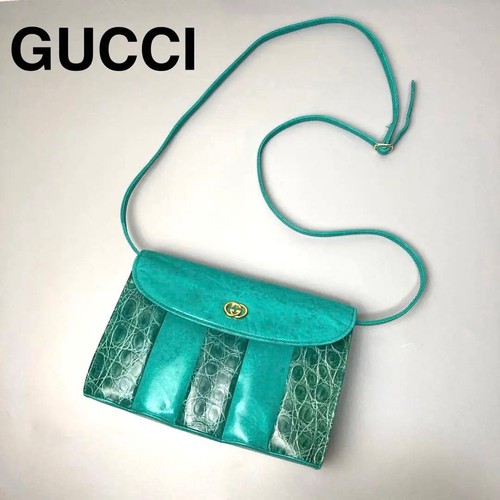 Borsa tracolla gucci verde - a,