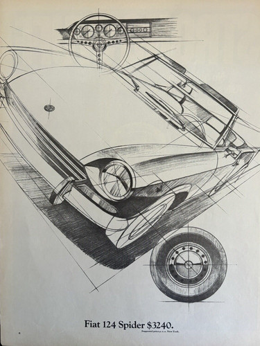 Pubblicità fiat 124 - pubblicità,