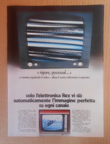 Rex mod 24 pubblicita - tv,