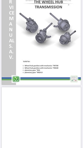 Merlo telehandler mozzo ruota - mozzo,