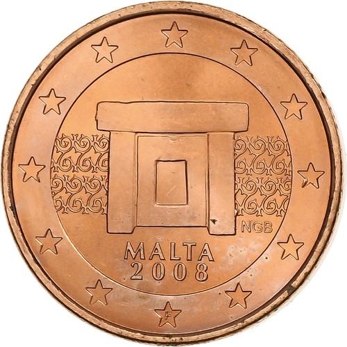134163 malta 1 - 1, centime