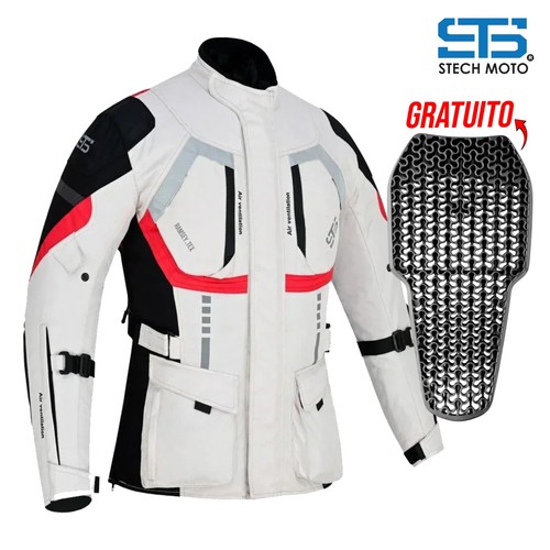 Giubbotto moto tessuto - giubbotto,
