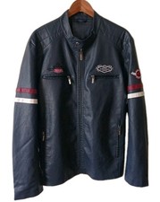 Giacca stile moto uomo taglia