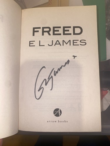 James signed book freed - signed,